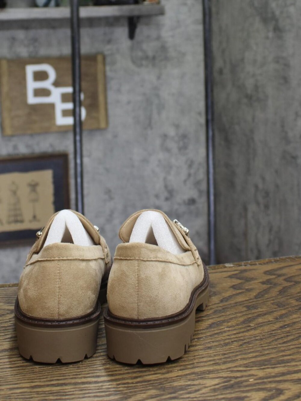 NWT Journee Collection Comfort Foam Jessamey Platform Loafers Taupe Brown 7.5M - Picture 5 of 10